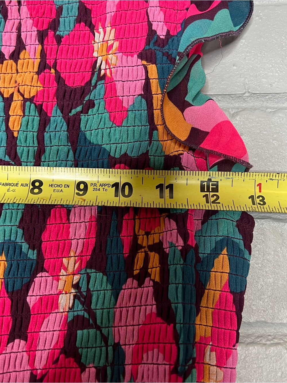 MELLODAY Multicolored Floral Maxi Tiered Dress With Smocked Detailing Size Small - Picture 16 of 16